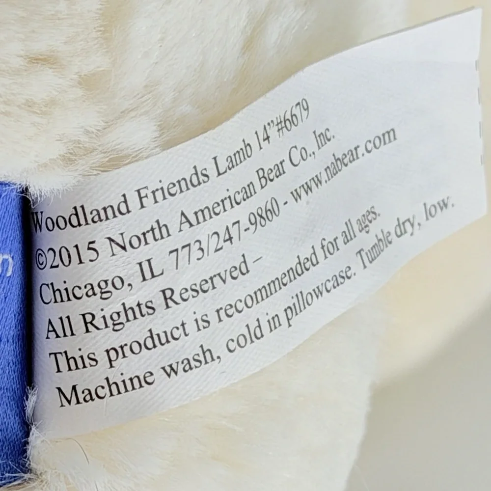 North American Bear Co Woodland Friends‎ Lamb Plush 14